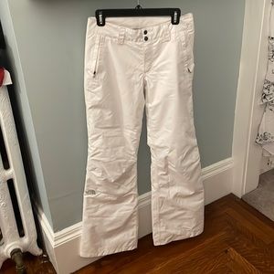 NorthFace women white ski pants